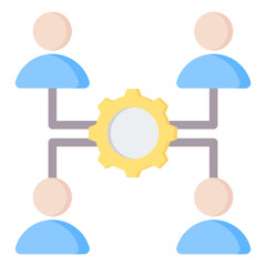 Employee Engagement Flat Icon