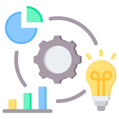 Competitive Intelligence Flat Icon