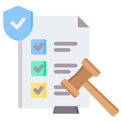 Regulatory Compliance Flat Icon