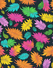 seamless pattern with flowers