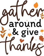 Thanksgiving SVG Design, 