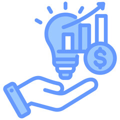 Innovation Blue Icon