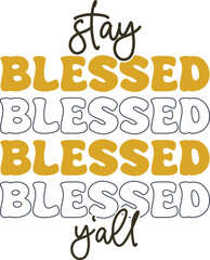 Retro Thanksgiving SVG Design, Thankful Retro Wavy SVG Design, Retro Wavy Design