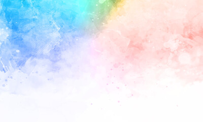 Fototapeta premium Vector watercolor stains abstract background
