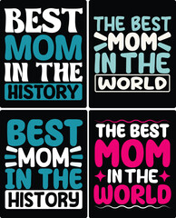 typography mom t shirt design, mother's day , Queen Happy Mother day t shirt, 