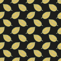 Floral pattern design template with flower motif. nature decorative background in flat style. repeat and seamless vector