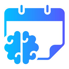 brain gradient icon