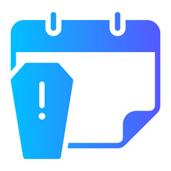 coffin gradient icon