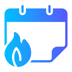 flame gradient icon