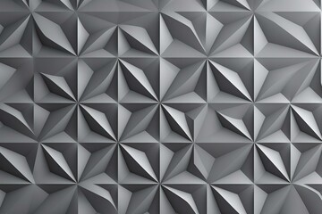 Geometric wallpaper with seamless grey pattern. Generative AI