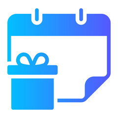 gift gradient icon