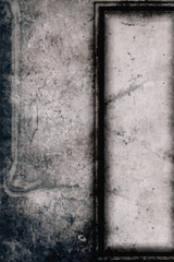 Abstract grunge rectangular frame