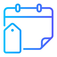 price tag gradient icon