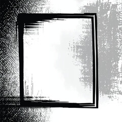 Abstract grunge rectangular frame