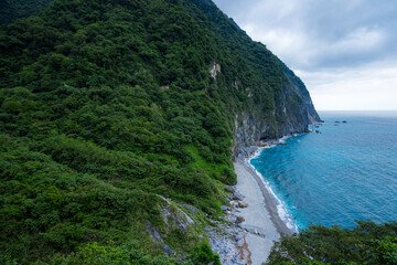 Fototapeta na wymiar Sea and mountain in Hualien of Taiwan