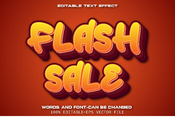 Flash Sale Editable Text Effect