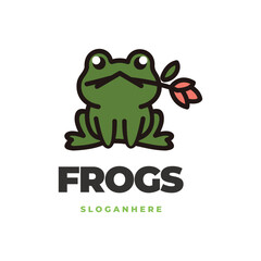 frog modern logo vector