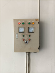 electrical switch on the wall