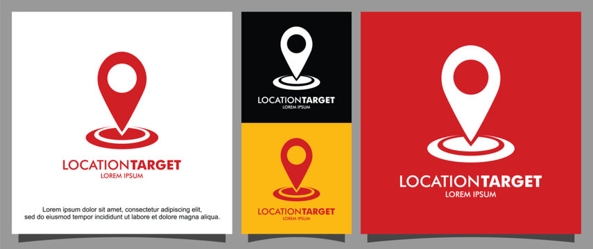 Location logo on map template
