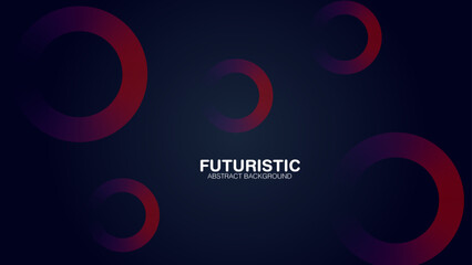 Futuristic abstract background. Glowing circle lines design. Modern shiny blue and pink geometric lines pattern. Future technology concept. Suit for poster, banner, cover, presentation, we