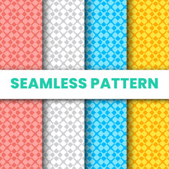Beautiful colorful geometric seamless pattern for decoration, wallpaper, background, scrapbook, wrapping paper and fabric