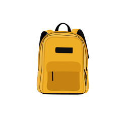 Yellow bag for children school bag