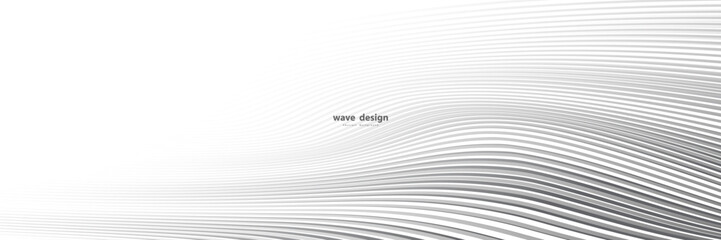 Naklejka premium Striped texture, Abstract warped Diagonal Striped Background, wave lines texture. Brand new style for your business design, vector template for your ideas