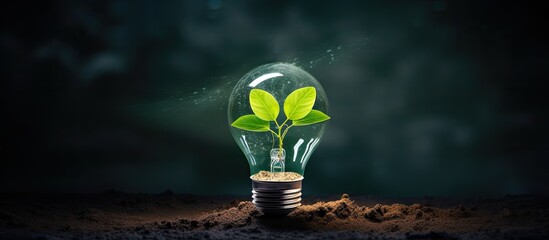 Sustainable energy from plants growing in bulbs