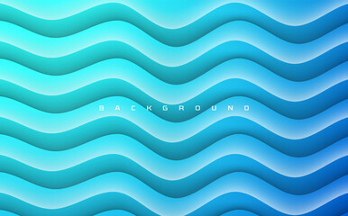 wavy blue pattern abstract vector background design
