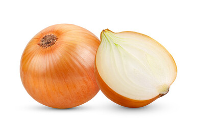 Onion bulbs isolated on transparent png