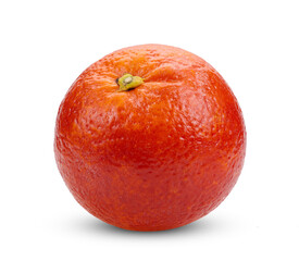 red blood orange on transparent png