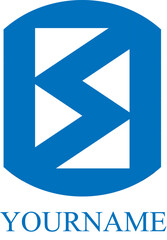 Giving vector concept or isolated logo. Monogram letter , Logo or business logo or company logo