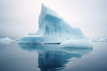 Melting icebergs cause erratic weather patterns and flooding - obrazy, fototapety, plakaty