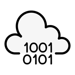 Cloud computing icon