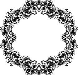Frame ornament vintage classic element decoration