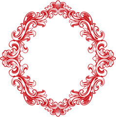 Frame ornament vintage classic element decoration