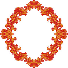 Frame ornament vintage classic element decoration