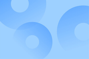 minimal style smooth monotone round shape backdrop design