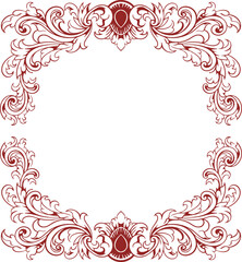 Frame ornament vintage classic element decoration