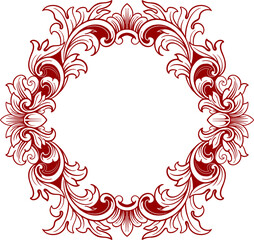 Frame ornament vintage classic element decoration
