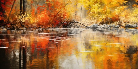 Sunny Autumn Day Wallpapers Desktop Background.