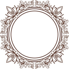 Frame ornament vintage classic element decoration