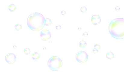 bubbles in the air