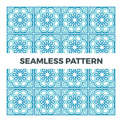 Seamless geometric patterns illustration design