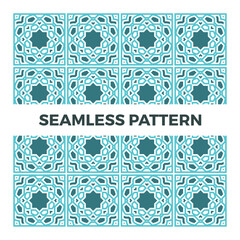 Seamless geometric patterns illustration design
