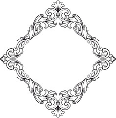 Frame ornament vintage classic element decoration