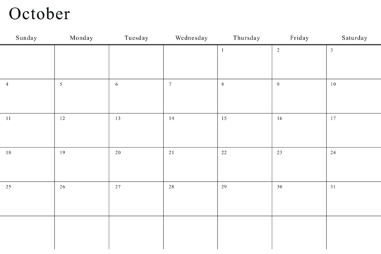 Digital png illustration of calendar card with october month on transparent background