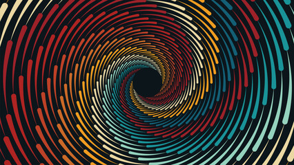 Abstract spiral simple creative background. This symbol style background can be used as a banner or logo.