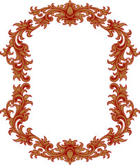 Frame ornament vintage classic element decoration