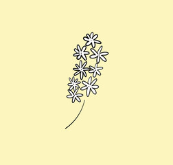 illustration of a floral background